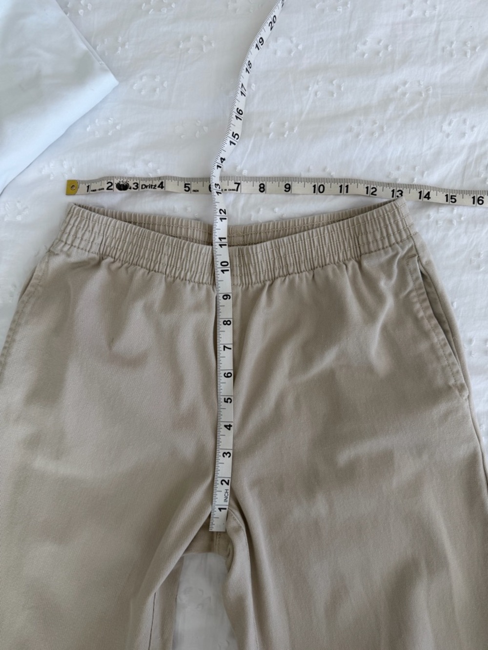 TNA Wide Leg Pants in Light Beige - Picture 8 of 9